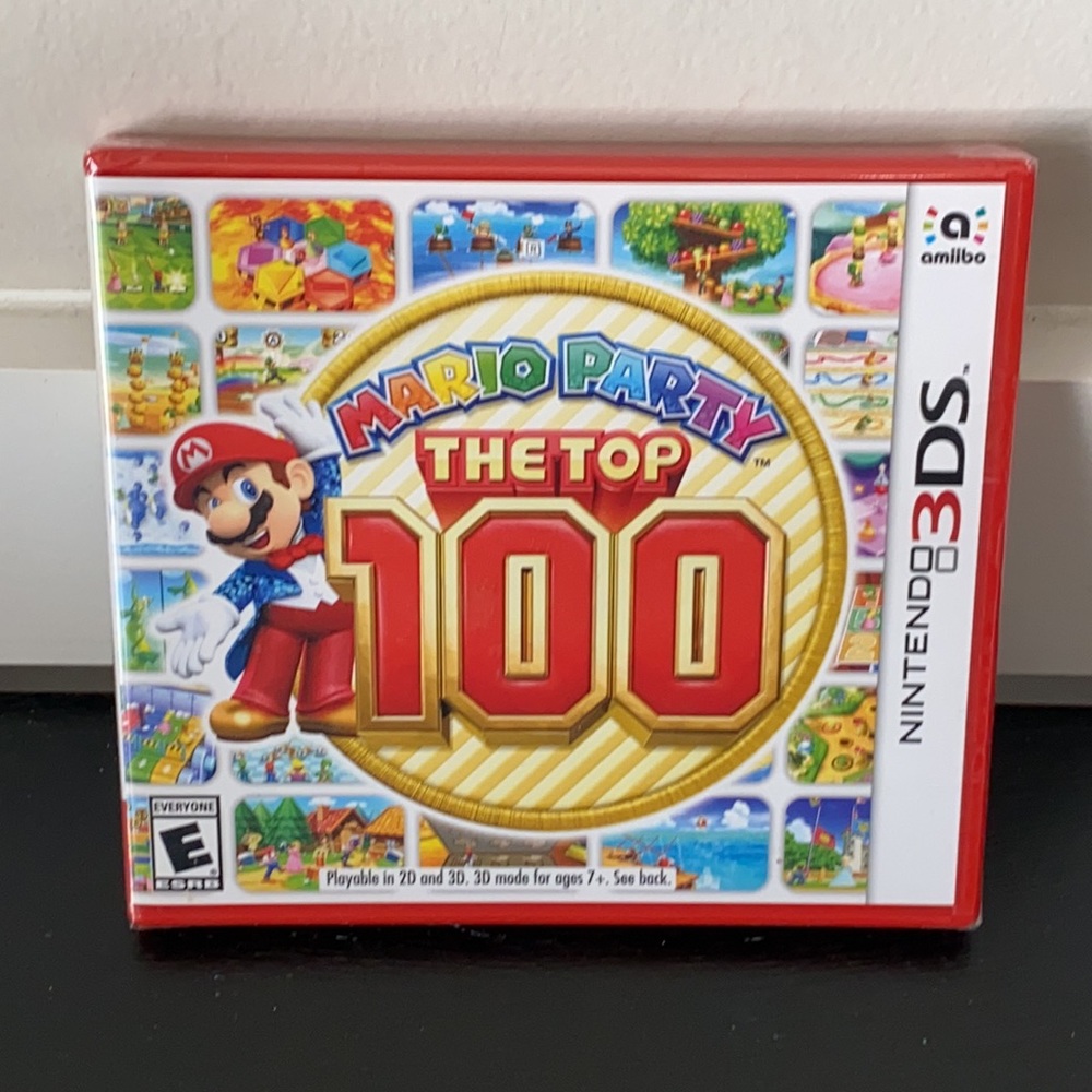 New Sealed Mario Party The Top 100 Nintendo 3DS Factory Unopened Authentic